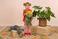 Pluchen draak Lottie 48 cm TEDDY HERMANN meerkleurig - thumbnail