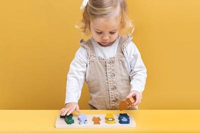 Trixie houten vormenpuzzel dieren