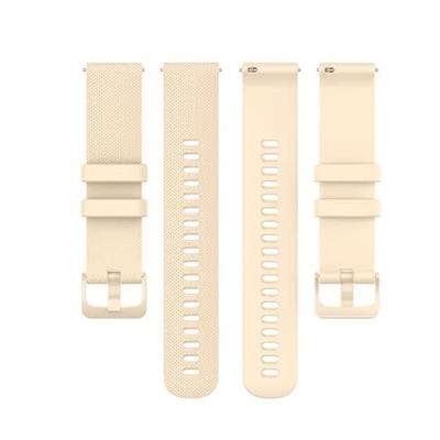 Garmin Venu 3s / Vivoactive 4s / Venu 2s / Vivomove 3s / Forerunner 255s - Sportband met motief - Beige Garmin Venu 3s / Vivoactive 4s / Venu 2s / Vivomove 3s / Forerunner 255s - Sportband met motief - Beige