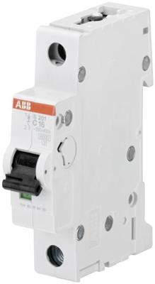 ABB 2CDS251001R0104 S201-C10 Zekeringautomaat 1-polig 10 A 230 V ABB 2CDS251001R0104 S201-C10 Zekeringautomaat 1-polig 10 A 230 V