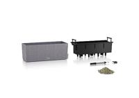 LECHUZA Jardiniere - Balconera steen 50 - 50×19×19 cm - Complete set - Steengrijs - 8 L - thumbnail