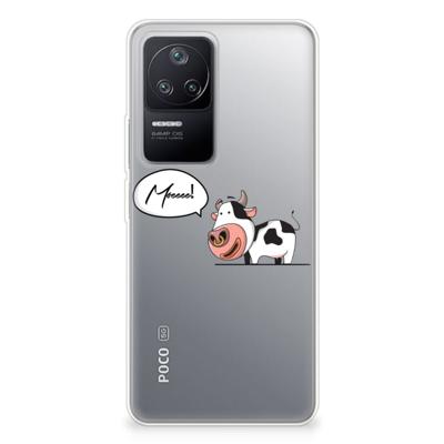 Xiaomi Poco F4 Telefoonhoesje met Naam Cow Xiaomi Poco F4 Telefoonhoesje met Naam Cow
