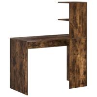 Bureau met plank Gerookt eiken 102 x 50 x 124 cm Bewerkt hout - thumbnail