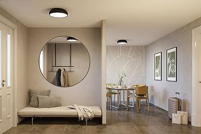 Paulmann 71084 Oka LED-plafondlamp LED 24 W Zwart (mat) Paulmann 71084 Oka LED-plafondlamp LED 24 W Zwart (mat)