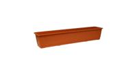 Balkonbak standaard terra 80 cm - thumbnail