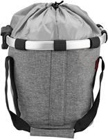 Klickfix Rixen & kaul shoppertas "bikebasket" shop.bag r&k bikebasket twist sliver - thumbnail