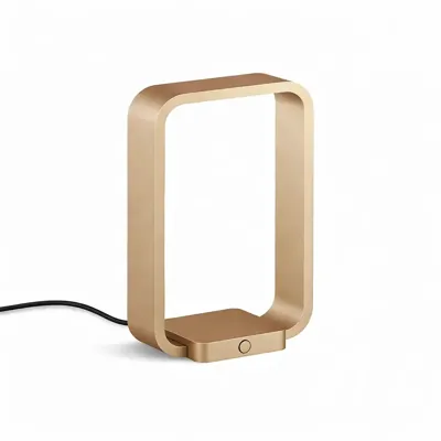 Artdelight Tafellamp Modesto H 20 cm champagne