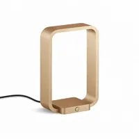 Artdelight Tafellamp Modesto H 20 cm champagne - thumbnail