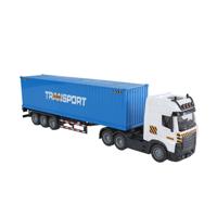 2-Play Vrachtwagen met oplegger frictie licht en geluid 38cm - thumbnail