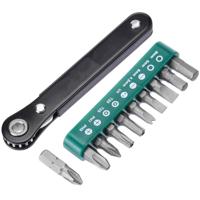 10 in1 multifunctionele mini rechterhoek offset hand ratel schroevendraaier Ratchet tool - thumbnail