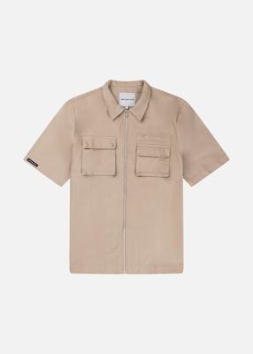 Off The Pitch Ignite Shirt Heren Bruin - Maat M - Kleur: Sand | Soccerfanshop