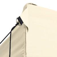 Vouwtent pop-up met 4 zijwanden 3x4,5 m crmewit - thumbnail