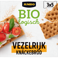 Jumbo Biologisch Vezelrijk Knackebrod 3 x 5 Stuks - thumbnail