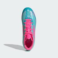 adidas F50 Messi League Gras / Kunstgras Voetbalschoenen (MG) Kids Turquoise Roze - thumbnail