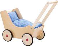 Haba houten poppenwagen met bekleding 57 cm - thumbnail