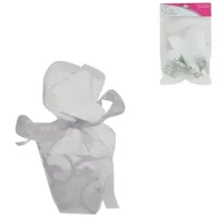 Miss france geschenkverpakking grijs 5 cm set van 6 | 24 stuks - thumbnail