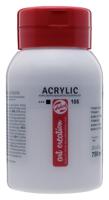 Talens Art Creation acrylverf flacon van 750 ml, titaanwit - thumbnail