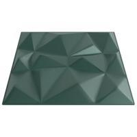 12 st Wandpanelen diamant 3 m 50x50 cm XPS groen - thumbnail