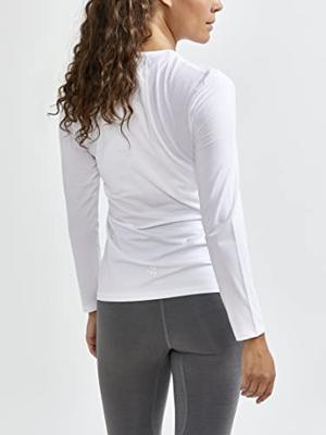 Craft 1908769 Adv Essence Ls Tee Wmn - White - XL Craft 1908769 Adv Essence Ls Tee Wmn - White - XL