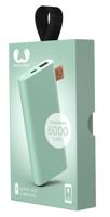 Fresh 'n Rebel 2PB6000MM powerbank Groen Lithium-Polymeer (LiPo) 6000 mAh - thumbnail