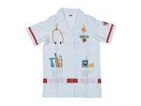 KLEIN - Bedrukte dokterblouse - thumbnail