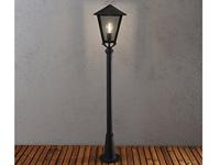 Vloerlamp Benu met zwart armatuur - thumbnail