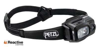 Multisport hoofdlamp - PETZL - SWIFT RL - 1100 lumen - Reflecterende hoofdband - Oplaadbare batterij - Zwart