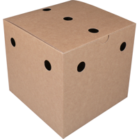 Bak | Karton | fritesbox | 150x150x140mm | bruin | 250 stuks - thumbnail