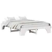 Bedframe Wit 140 x 200 cm Massief grenenhout - thumbnail