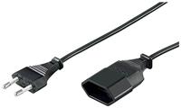 Wentronic 50508 Verlengstuk 3m stekker > Euro-koppeling 2 stuks - thumbnail