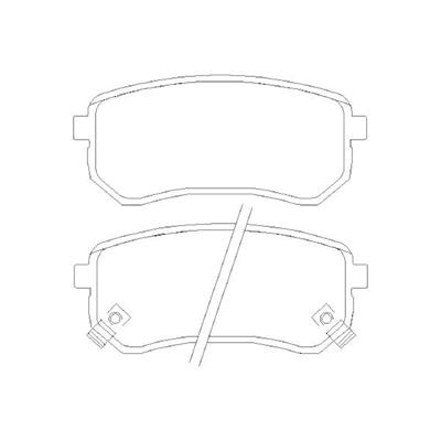 Remblokkenset, schijfrem 2427601