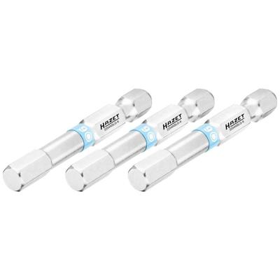 HAZET Bit 2204NSLG-6/3 · 1/4 inch (6,3 mm) zeskant massief · Binnen-zeskant-profiel · 3-delig · SW 6 mm