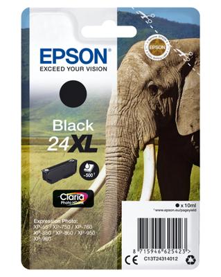 Epson Inktcartridge 24XL Origineel Zwart C 13 T 24314012