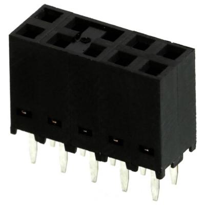 Molex 901512110 Female header, inbouw (standaard) Totaal aantal polen: 10 Rastermaat: 2.54 mm Inhoud: 1 stuk(s) Tube