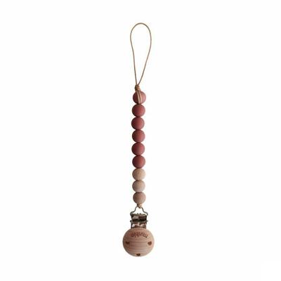 Mushie Fopspeenketting Woodchuck