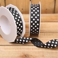 Bonbon doosjes - Chocolade doosje - Polka dot zwart 613 - 1 stuks - thumbnail