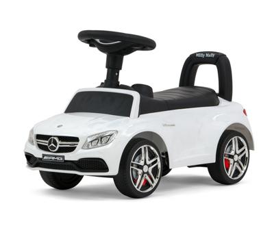 Milly Mally loopauto Mercedes junior 63 x 28 x 38 cm staal wit