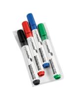 Legamaster whiteboardmarker TZ 100, etui met 4 stuks in geassorteerde kleuren - thumbnail