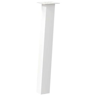Console tafelpoten 4 st 72 cm staal wit