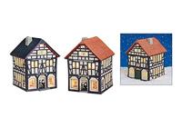 Wurm Lichthaus "Knusperhäuschen Tee-Stube" Bonn, 2-voudig (B/H/D) 12x16x12cm - thumbnail