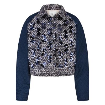 Nukus Milou Jacket Paillet Nkf13025 Jackets 70 Navy