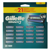 Gillette Mach3 blades 20 Stuks - thumbnail