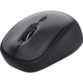 Trust TM-201 Muis Radiografisch Optisch Zwart 4 Toetsen 1600 dpi Geluidsarme toetsen