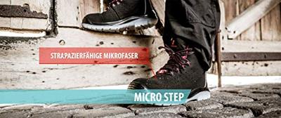 NITRAS SAFETY Nitras hoge werkschoen "micro step ii" safety boots gr. 45 nitras micro step ii