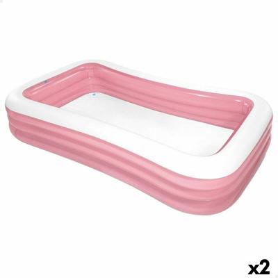 Opblaasbaar Kinderzwembad Intex 1050 L 305 x 56 x 183 cm Roze (2 Stuks) Opblaasbaar Kinderzwembad Intex 1050 L 305 x 56 x 183 cm Roze (2 Stuks)