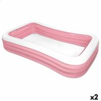 Opblaasbaar Kinderzwembad Intex 1050 L 305 x 56 x 183 cm Roze (2 Stuks) - thumbnail