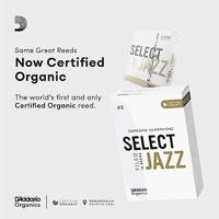 D&apos;Addario Woodwinds ORSF10SSX3S Organic Select Jazz Sopraansaxofoonriet, 3 Soft, 10-pack - thumbnail