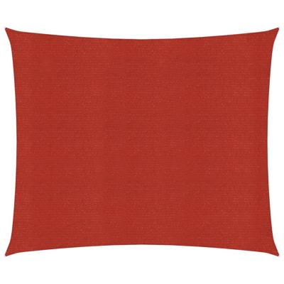 VidaXL Zonnezeil 160 g/m² 6x6 m hdpe rood VidaXL Zonnezeil 160 g/m² 6x6 m hdpe rood
