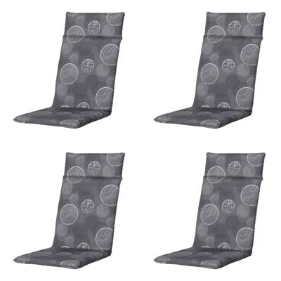 Kussen hoog 50 x 120 universeel Circle grijs (4 stuks) Madison - Madison