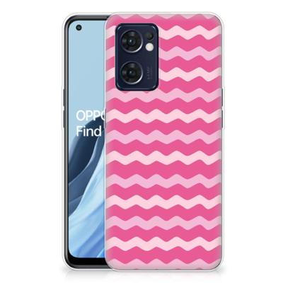 OPPO Reno 7 5G | Find X5 Lite | TPU bumper | Waves Pink